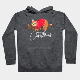 Funny Merry Christmas Sloth Hoodie